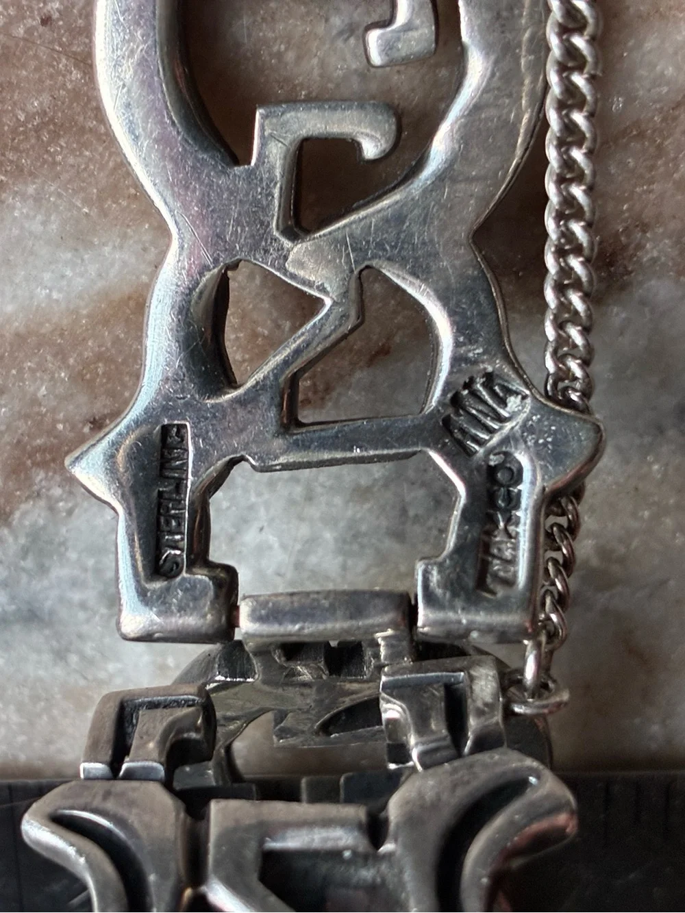 Vintage Sterling Silver Bracelet from Mexico